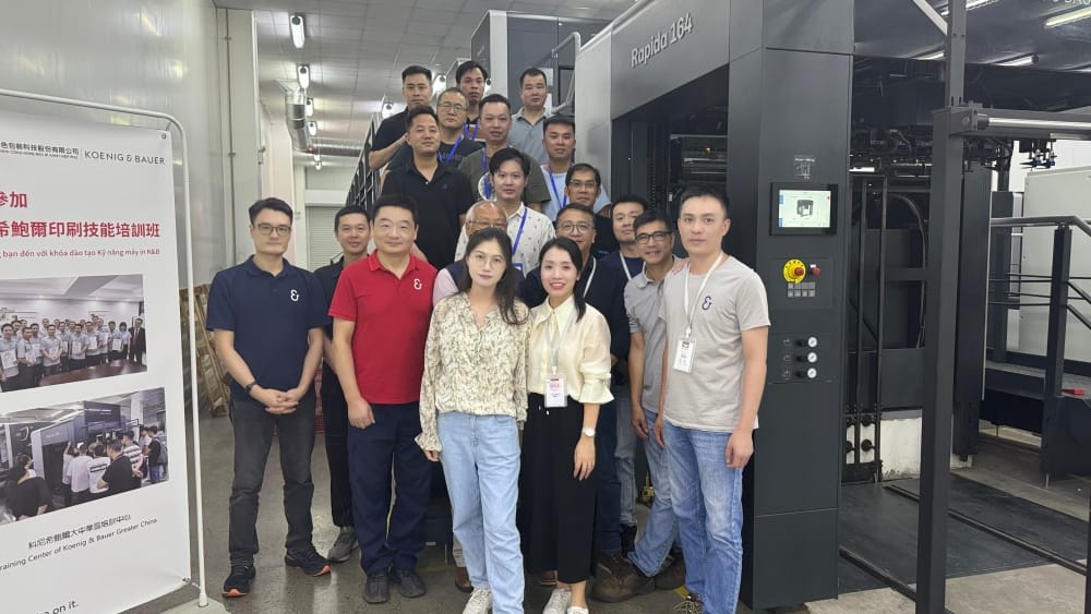 夏日炎炎，熱情滿滿|科尼希鮑爾（高寶）越南首期印刷技能培訓班順利開展！